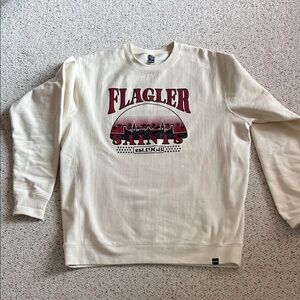 Flagler College 2XL Off-White Crewneck Sweatshirt